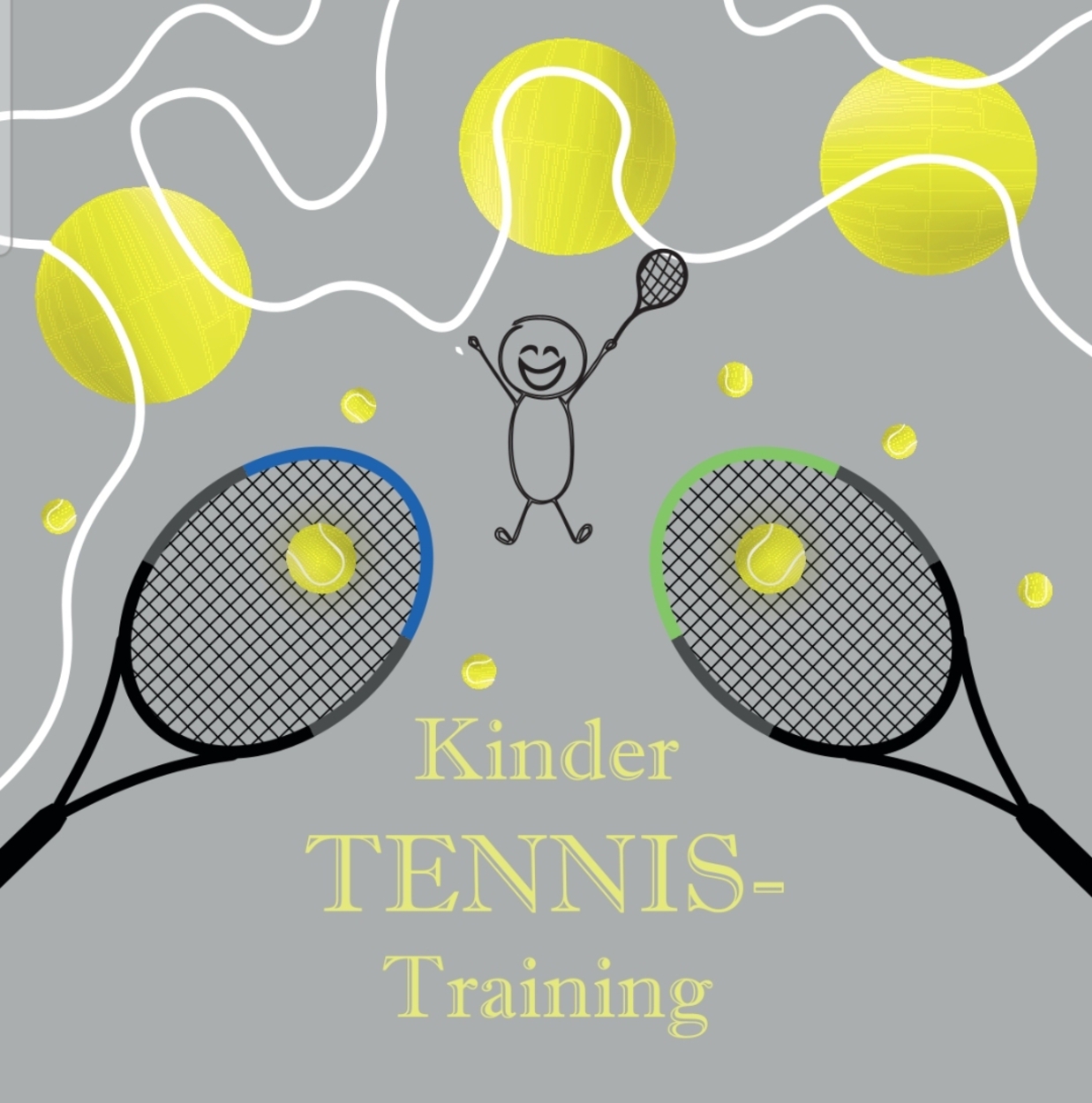 Kinder-Tennistraining im Frühjahr