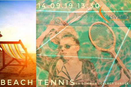 Beach Tennis - der Sommer schlägt zurück !