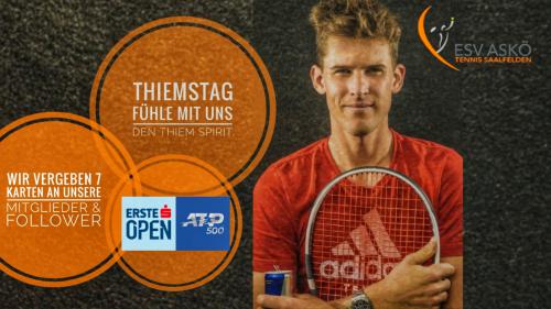 7 Tickets für den THIEMstag bei den Erste Open